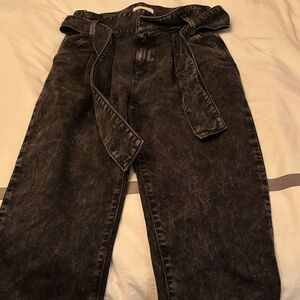 Sezane Austin Trousers Noir Délavé - Size 34